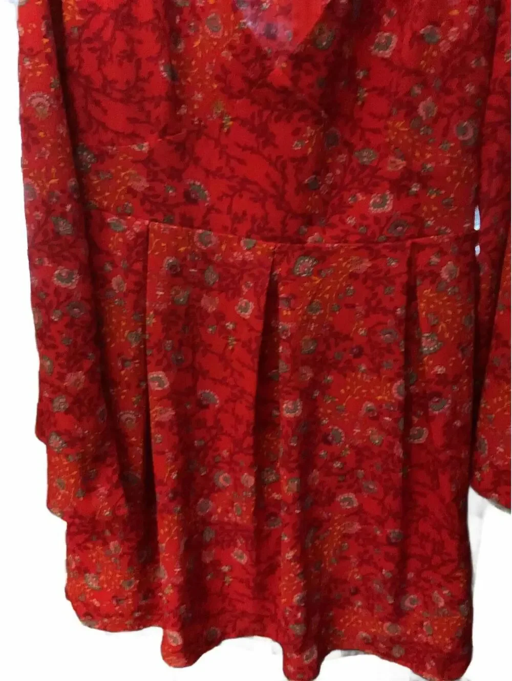 Emerald Sundae Y2K Floral Red Mini Dress Size XXL Special Occasion - Picture 5 of 11